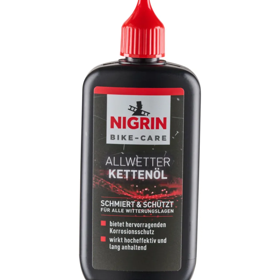 Nigrin Fahrrad Kettenöl Allwetter, 100 ml