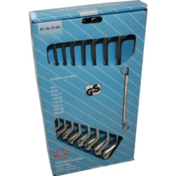 Normex Ringschlüssel Satz 8-tlg. gekröpft 6-22mm CV Doppelringschlüssel