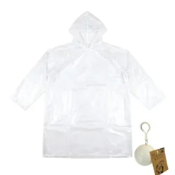 Notfall-Poncho Onesize mit Aufbewahrungskugel und Karabiner