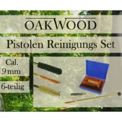 Oakwood Pistolen-Reinigungsset Cal.9mm 6-teilig