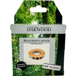 Oakwood Schusspflaster Set 2000 Stück in schwarz