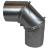 Ofenrohr Bogen 0-90° Ø 120 mm mit Tür
