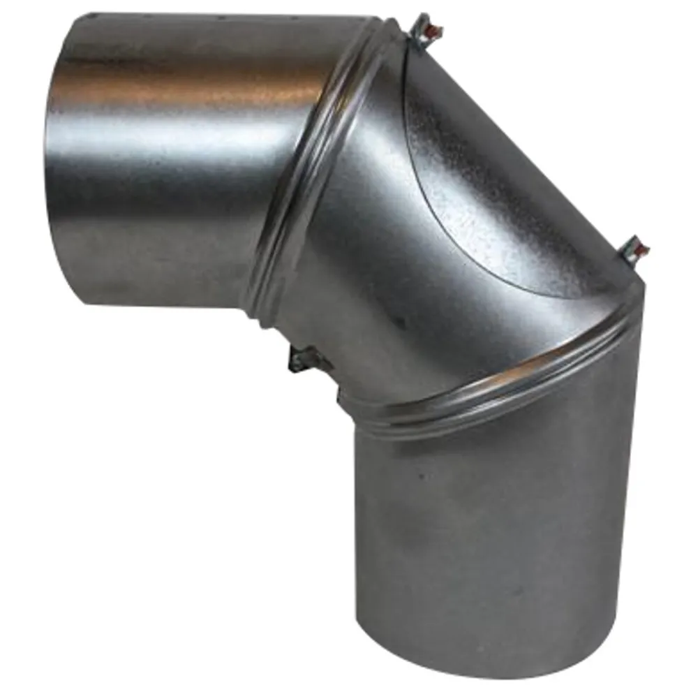 Ofenrohr Bogen 0-90° Ø 120 mm mit Tür
