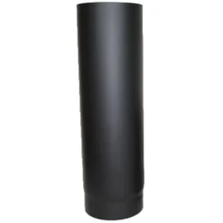 Ofenrohr gerade Ø 150x250 mm Stahlblech schwarz