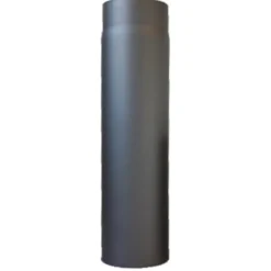 Ofenrohr gerade Ø 150 x 250 mm Stahlblech gussgrau