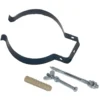 Ofenrohrhalter Ø100-130mm gebläut Stahlrohr