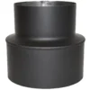 Ofenrohr Reduzierung Ø150-120mm senotherm schwarz-metallic