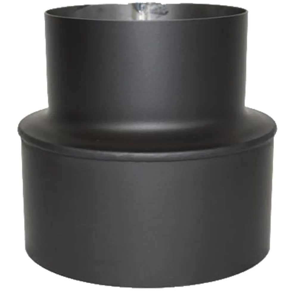 Ofenrohr Reduzierung Ø150-120mm senotherm schwarz-metallic