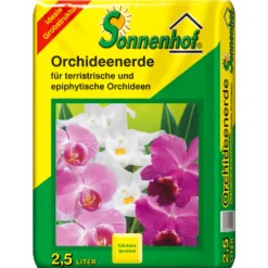 Orchideenerde 2,5 Liter ideale Grobstruktur