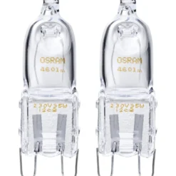 Osram Halogen-Stiftsockellampe G9, 2 Stück 33 W, dimmbar