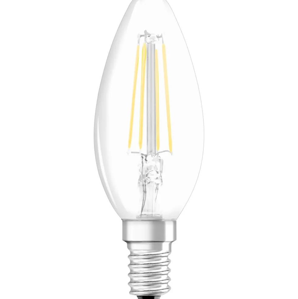 Osram LED-Filament-Lampe 4 W in Kerzenform mit E14 Sockel