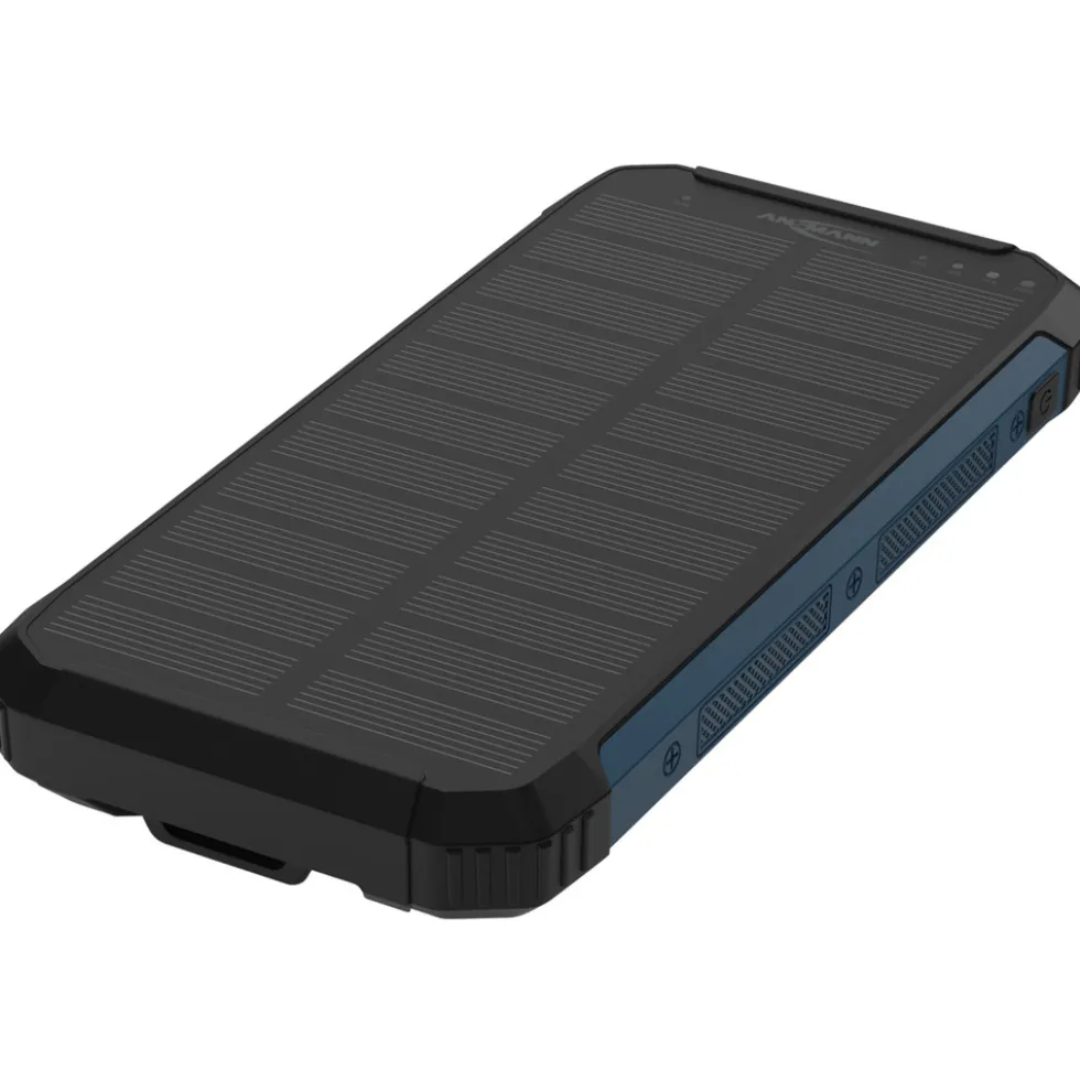 Outdoor-Powerbank mit 10000 mAh und Solarpanel