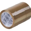 Packband 3 Stück im Set zu je 48 mm x 66 m, braun