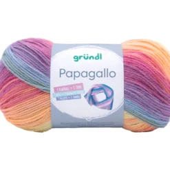 Papagallo Garn 100 g pink-gelb