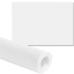 Papiertischdecke mit Damastprägung 10 x 1 m weiß