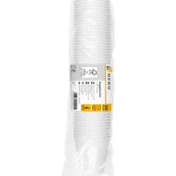 Pappbecher mit Henkel Einweg 175 ml 50 Stück weiß