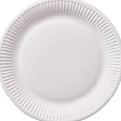 Pappteller weiß, Ø 23 cm, 100 Stück