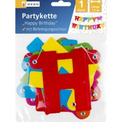 Partykette Happy Birthday 1,5 m