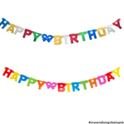 Partykette Happy Birthday 1,5 m