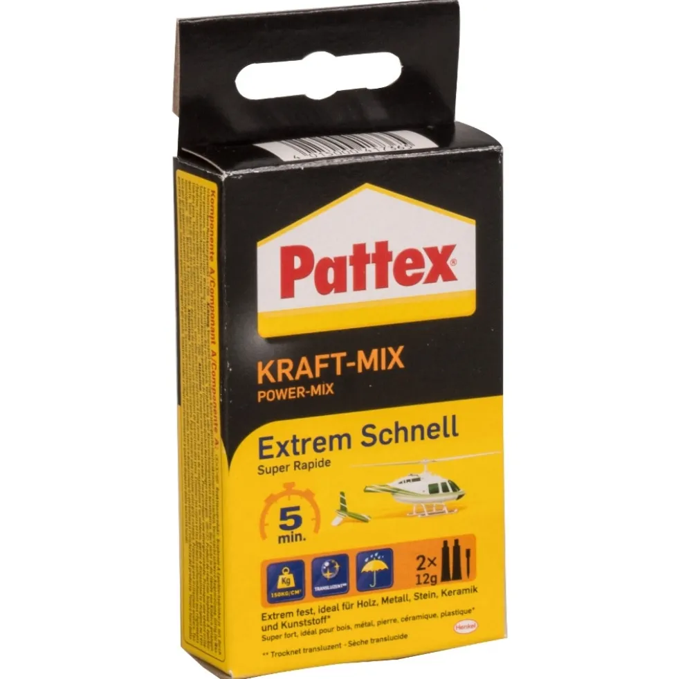 Pattex® 2K-Kleber extrem schnell 24g, transparent