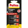 Pattex® Sekundenkleber Mini Trio flüssig 3 x 1 g