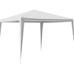 Pavillon 3x3m weiß aus PE-Gewebe
