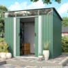 PERGART® Gerätehaus "Lübeck 86", 239 x 194 cm, Höhe 202 cm, tanne / weiß