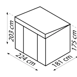 PERGART® Gerätehaus 