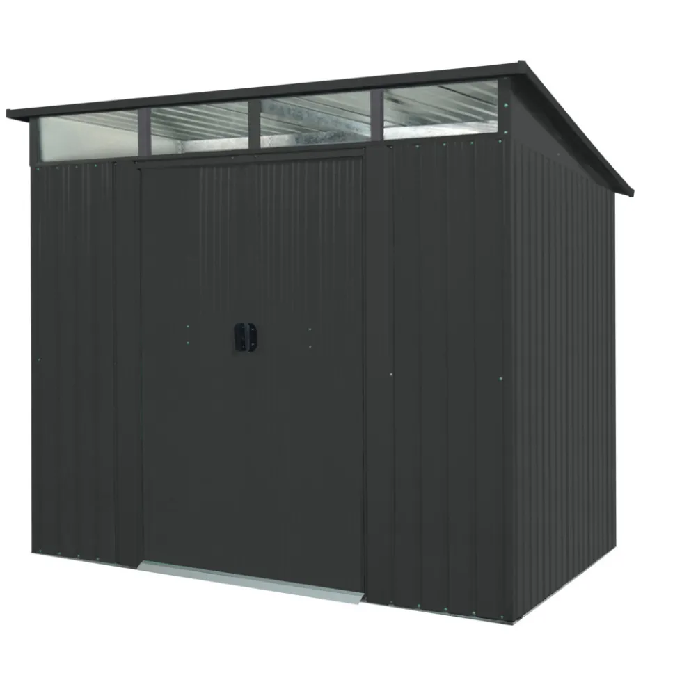 PERGART® Gerätehaus "Lübeck 86" 239 x 194 x 202 cm, anthrazit matt