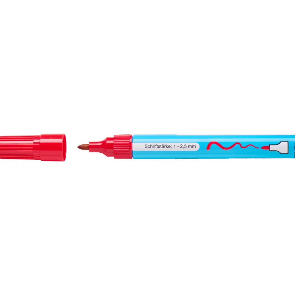 Permanent Marker 3000 rot, runde Spitze