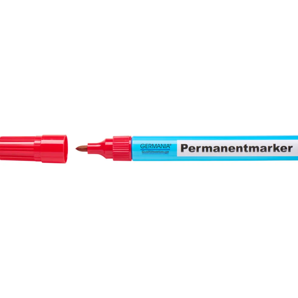 Permanent Marker 3000 rot, runde Spitze