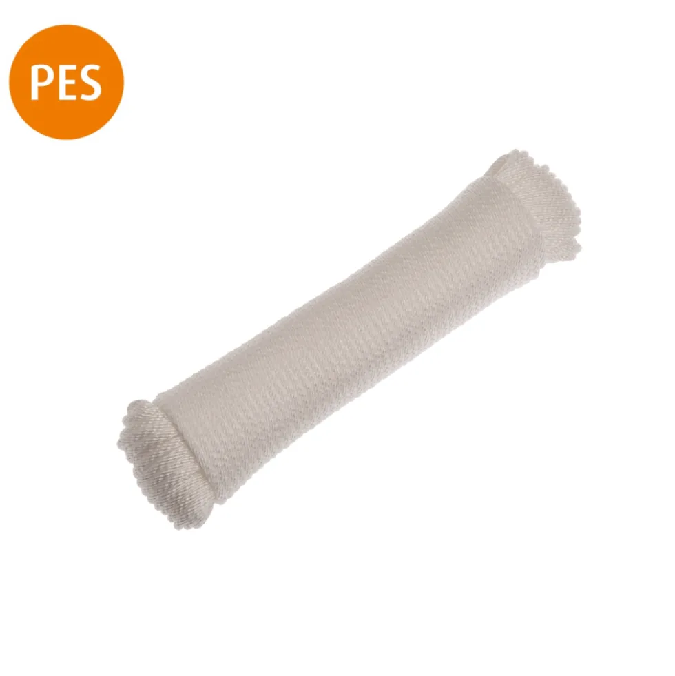 PES-Schnur Ø 3 mm, 22 m, Weiß
