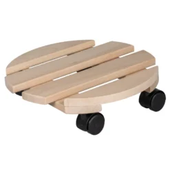 Pflanzenroller rund Holz 30 cm