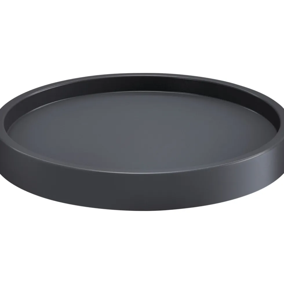 Pflanzroller Mobile Saucer Round 45 cm in Anthrazit