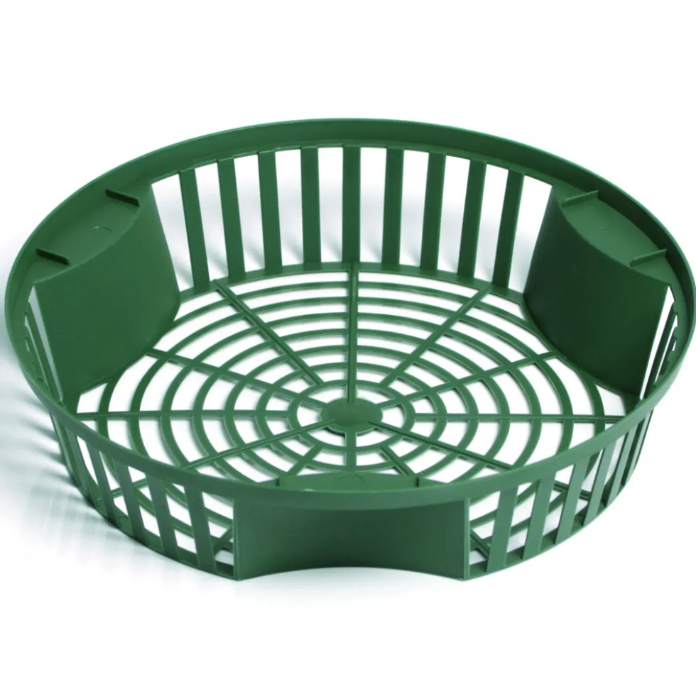 Pflanzschale "Onion II" aus Kunststoff in forest green zum Schutz der Blumenzwiebel