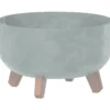 Pflanztopf Gracia Low Beton Effekt Ø 300mm Grau