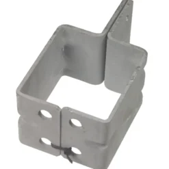 Pfostenträger Z-Form 2-teilig aus Stahl