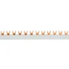 Phasenschiene 1-polig, 210 mm lang, 10 mm² für 12 Teilungseinheiten