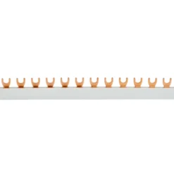 Phasenschiene 1-polig, 210 mm lang, 10 mm² für 12 Teilungseinheiten