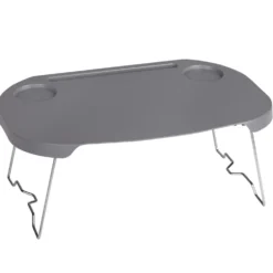 Picknickkorb mit Deckel 2-in-1, grau