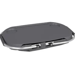 Picknickkorb mit Deckel 2-in-1, grau