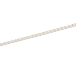 Polyesterseil weiß, 16-fach geflochten, 6 mm Durchmesser, Meterware