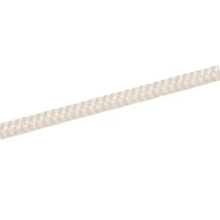 Polyesterseil weiß, 16-fach geflochten, 8mm Durchmesser, Meterware