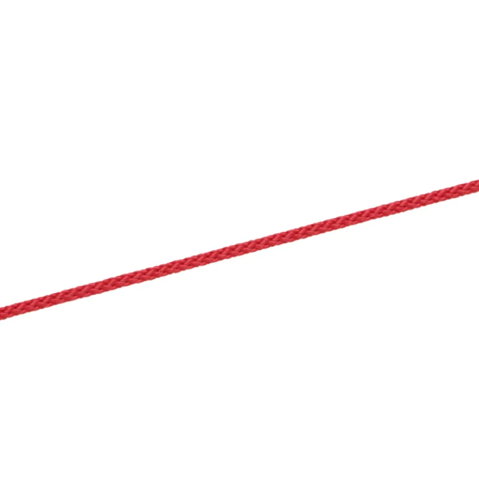 Polypropylenschnur rot, geflochten, 3mm Durchmesser, Meterware