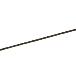 Polypropylensschnur schwarz, geflochten, 3 mm Durchmesser, Meterware