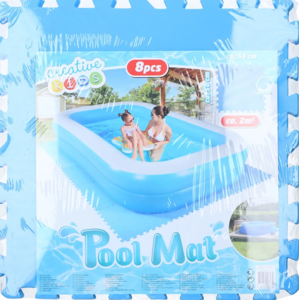 Poolmatten Set 9 Stück 55 x 55 cm