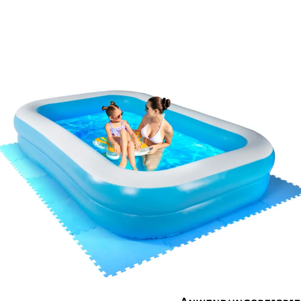 Poolmatten Set 9 Stück 55 x 55 cm
