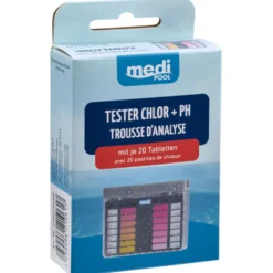 Pooltester für Chlor und pH-Wert mit Tabletten