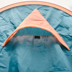 Pop-up-Zelt für 2 Personen, Wurfzelt, blau