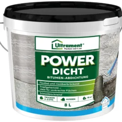 Power Dicht 8 Liter Bitumen Dichtanstrich